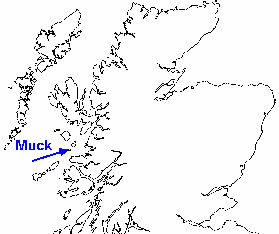Position of Muck in Scotland